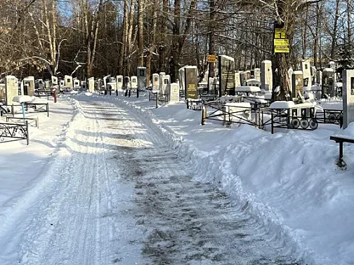 Аллеи - Восточное кладбище Екатеринбург